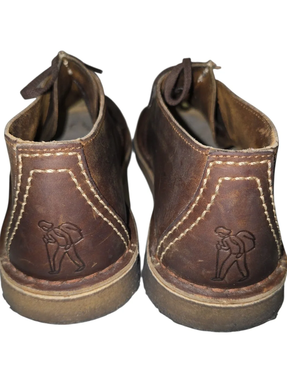 Clarks Originals Desert Trek Chukka Boots 11 Brown Leather
